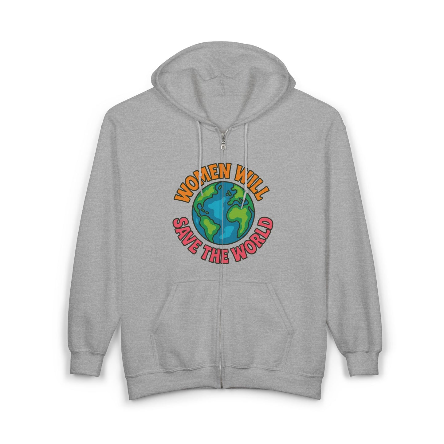 Women Will Save the World Bold Statement Unisex Hoodie, Empowerment Sweatshirt, Feminist Apparel, Girl Power Jumper, Activist Gift,