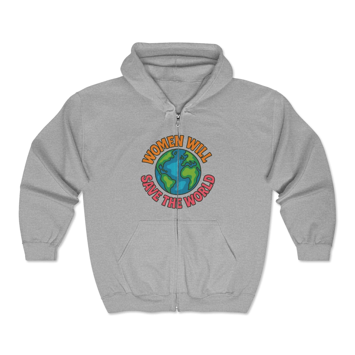 Women Will Save the World Bold Statement Unisex Hoodie, Empowerment Sweatshirt, Feminist Apparel, Girl Power Jumper, Activist Gift,