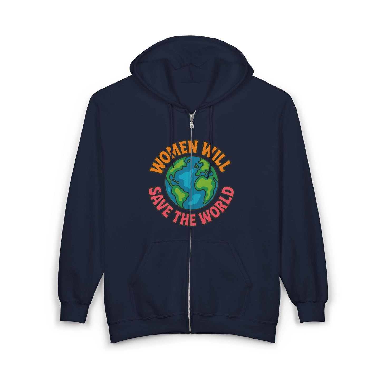 Women Will Save the World Bold Statement Unisex Hoodie, Empowerment Sweatshirt, Feminist Apparel, Girl Power Jumper, Activist Gift,