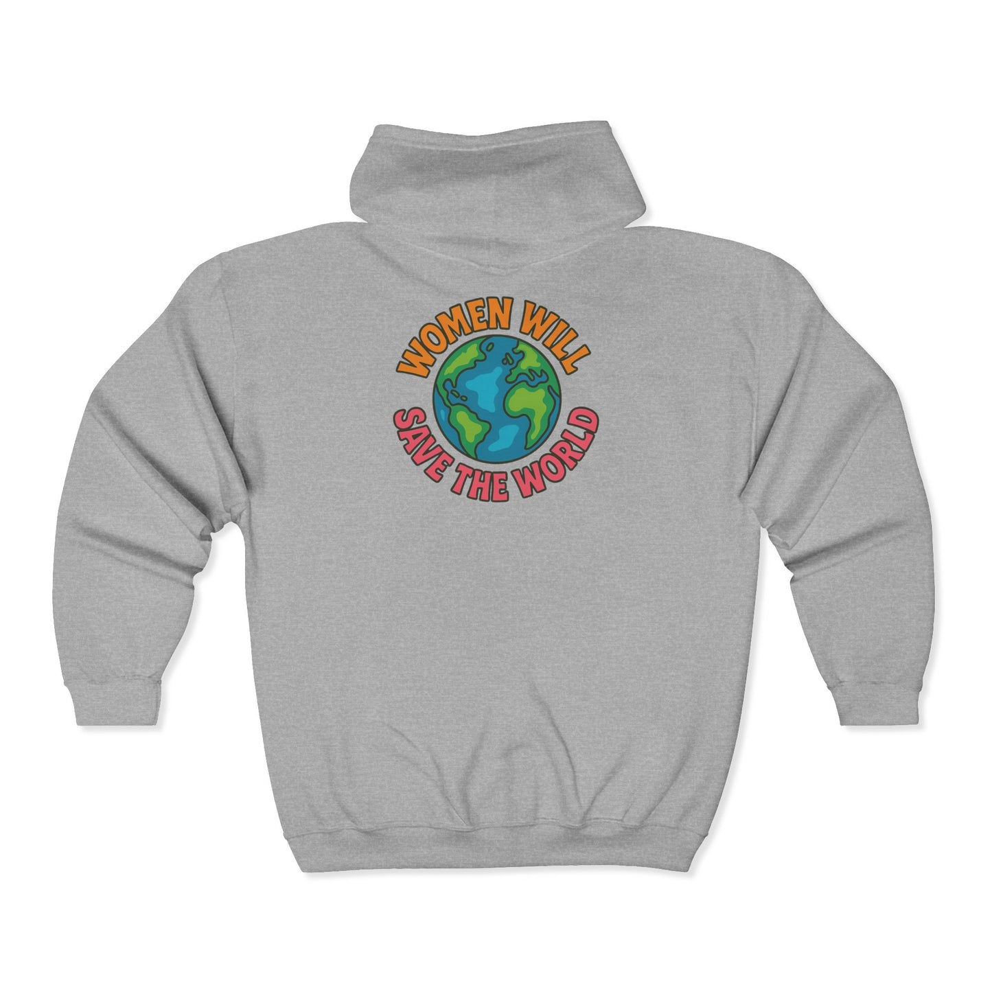 Women Will Save the World Bold Statement Unisex Hoodie, Empowerment Sweatshirt, Feminist Apparel, Girl Power Jumper, Activist Gift,