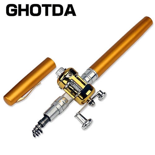 Pocket-Size Telescopic Fishing Rod β Portable & Lightweight