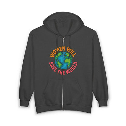 Women Will Save the World Bold Statement Unisex Hoodie, Empowerment Sweatshirt, Feminist Apparel, Girl Power Jumper, Activist Gift,