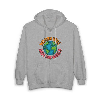 Women Will Save the World Bold Statement Unisex Hoodie, Empowerment Sweatshirt, Feminist Apparel, Girl Power Jumper, Activist Gift,