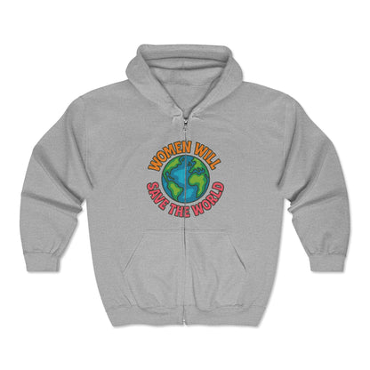 Women Will Save the World Bold Statement Unisex Hoodie, Empowerment Sweatshirt, Feminist Apparel, Girl Power Jumper, Activist Gift,