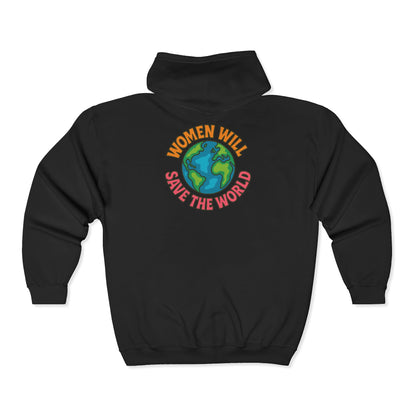 Women Will Save the World Bold Statement Unisex Hoodie, Empowerment Sweatshirt, Feminist Apparel, Girl Power Jumper, Activist Gift,