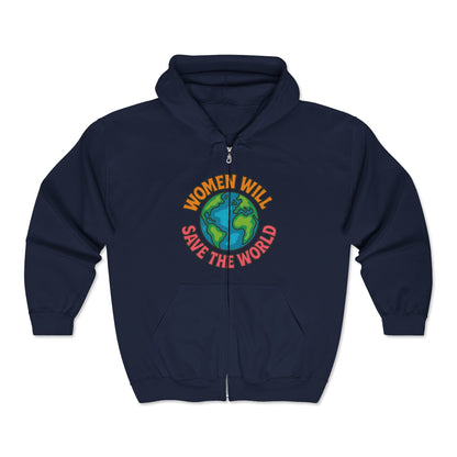 Women Will Save the World Bold Statement Unisex Hoodie, Empowerment Sweatshirt, Feminist Apparel, Girl Power Jumper, Activist Gift,