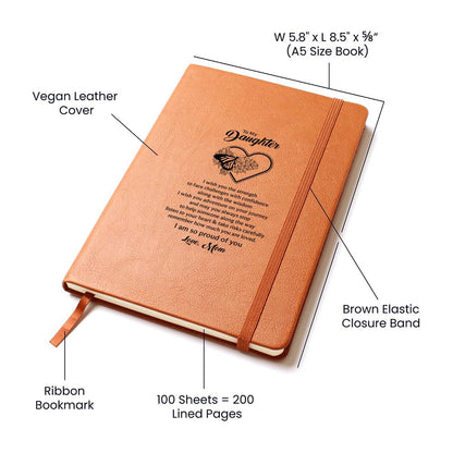 To My Daughter Butterfly Journal _ Mom_s Love Letter Notebook